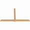 Ekena Millwork Eugene Smooth Timber Gable Bracket, Western Red Cedar, 108"W x 68"H x 3 1/2"D x 5 1/2"F, 15/12 Pitch GBW108X68X0406EUG00SWR - alternate 2